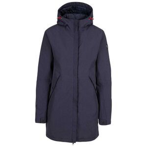 Trespass Womens/Ladies Overcast Press Stud Raincoat / Navy